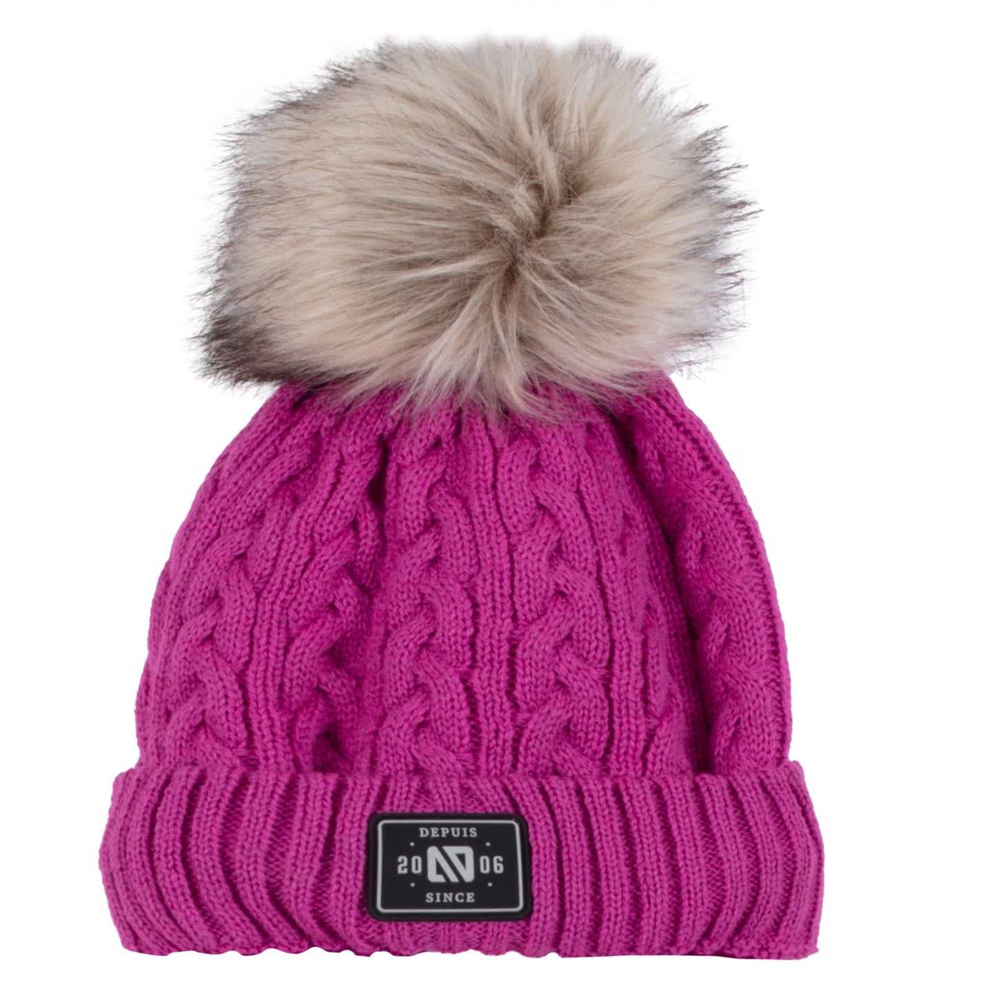 Joy Girls Mauve Knit Beanie
