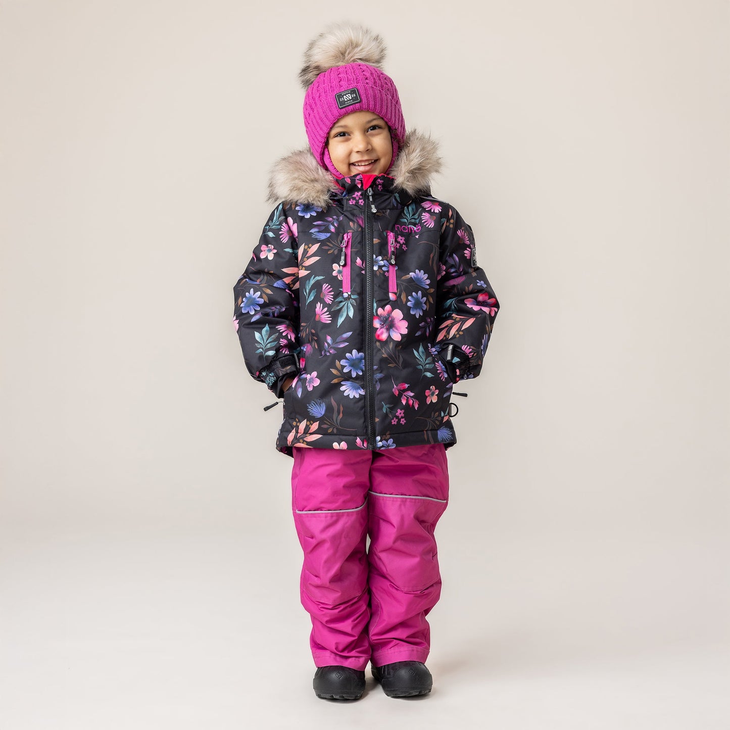 Joy Girls Mauve Knit Beanie