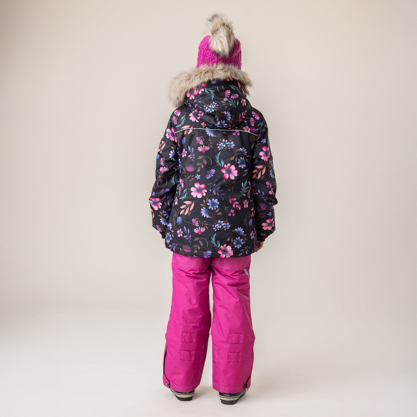 Joy Girls Mauve Knit Beanie