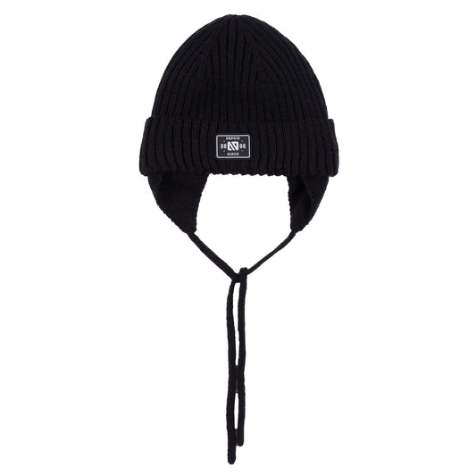 Nathan Boys' Black Knit Beanie