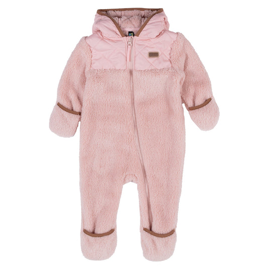 Combinaison à capuchon  Bébé Fille Rose
