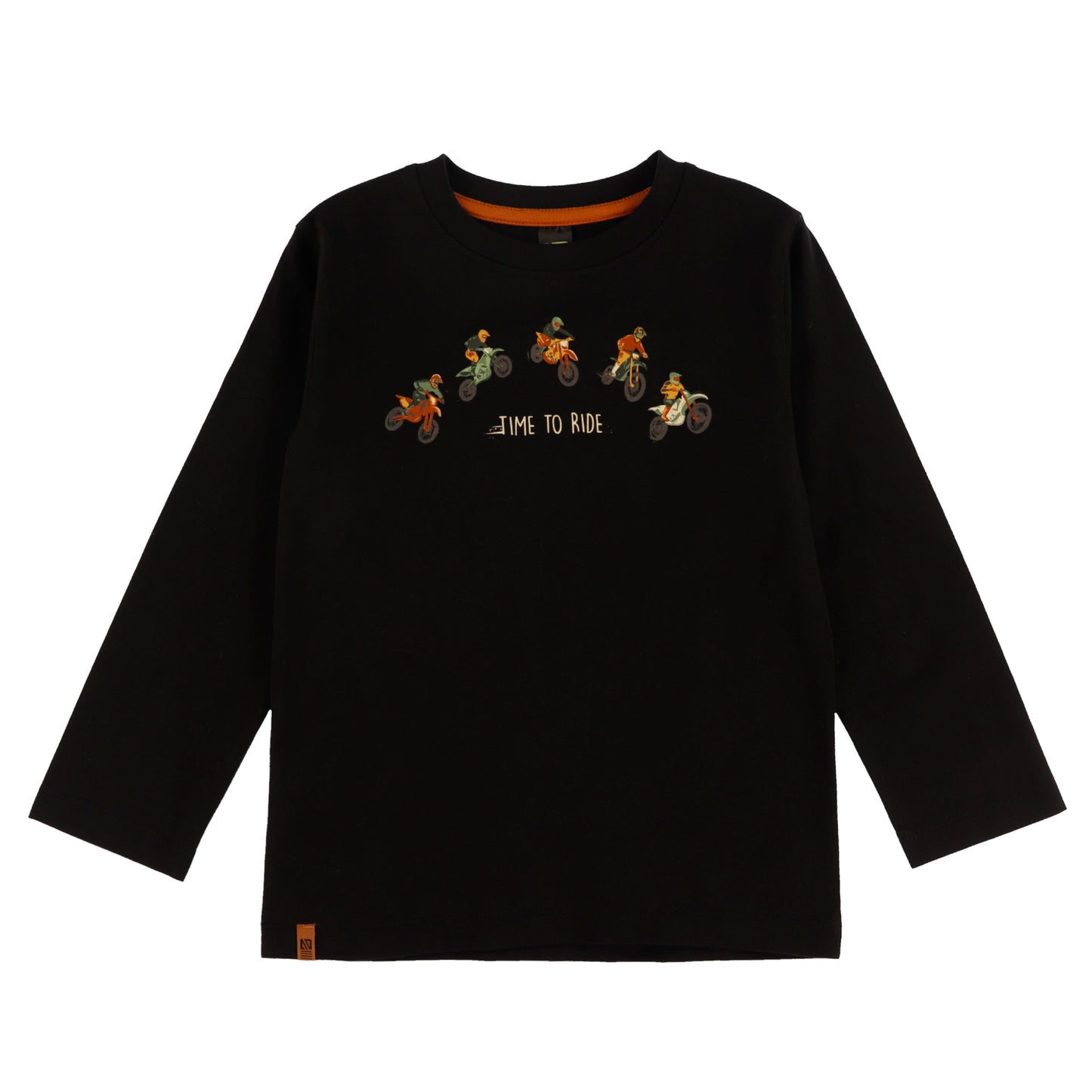 T-shirt à manches longues  Garçons Noir