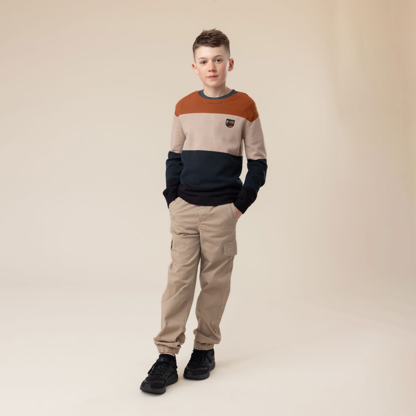 Chandail en tricot  Garçons Beige