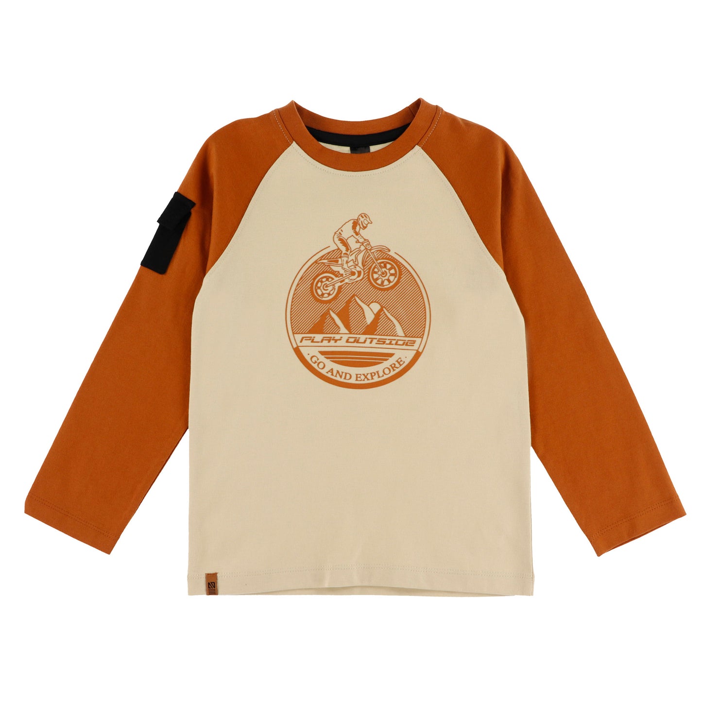 T-shirt à manches longues  Garçons Beige