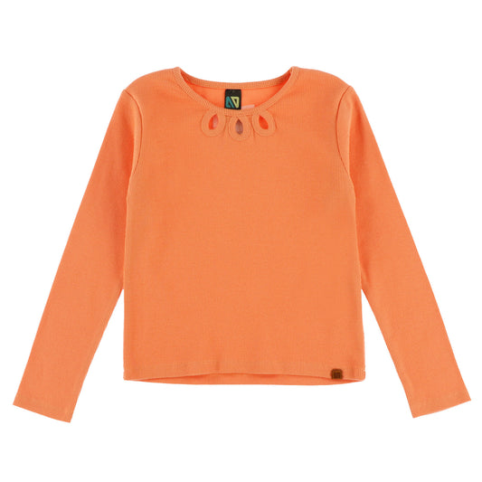 T-shirt à manches longues  Filles Corail