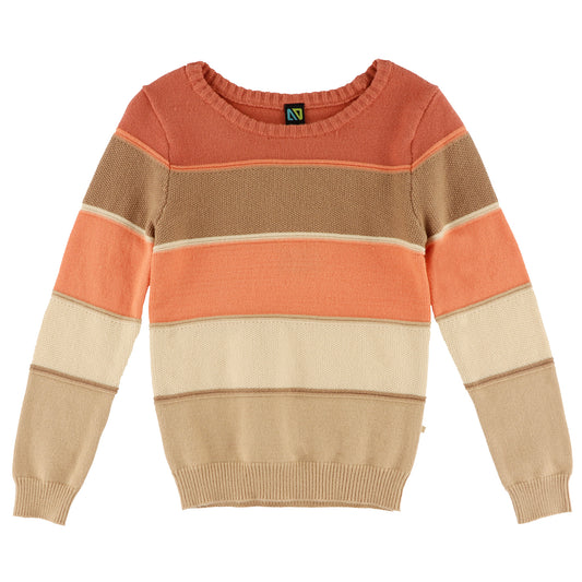 Chandail en tricot  Filles Corail