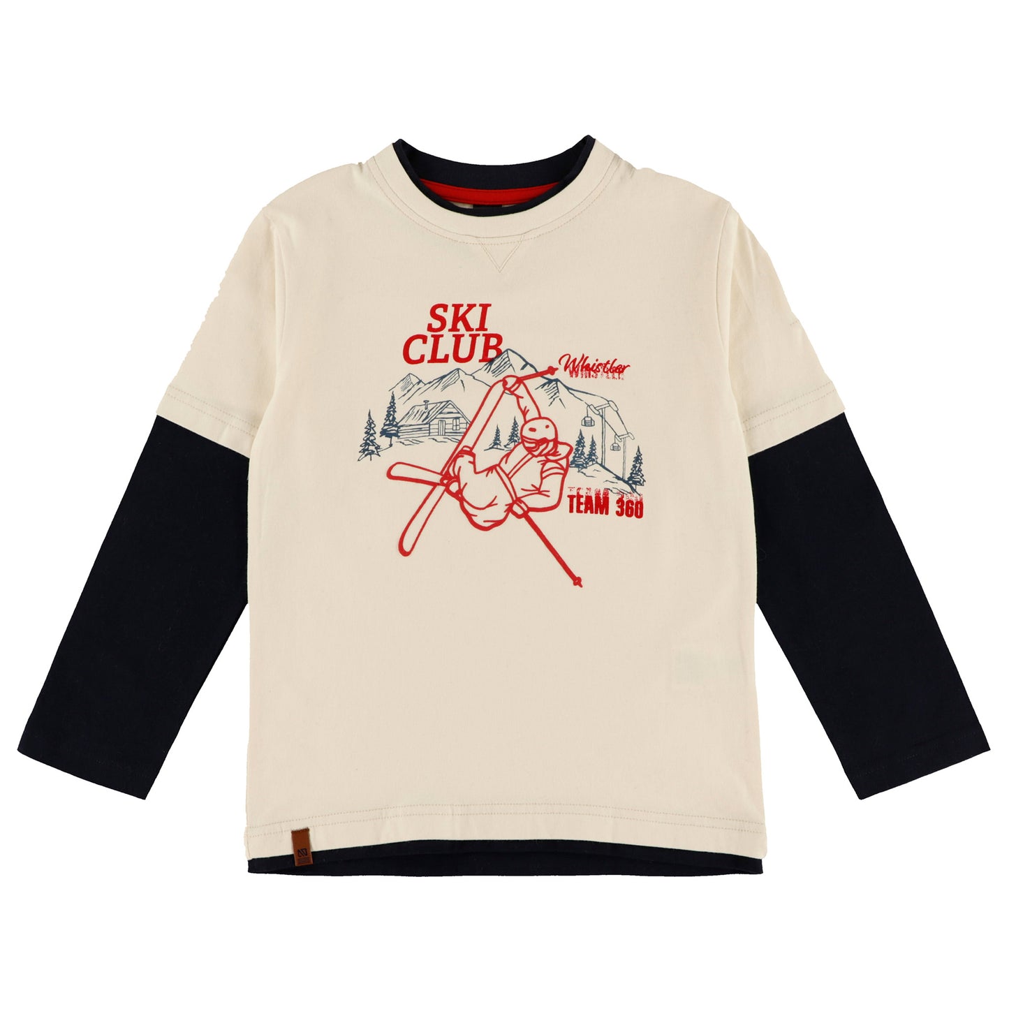 T-shirt à manches longues  Garçons Ivoire