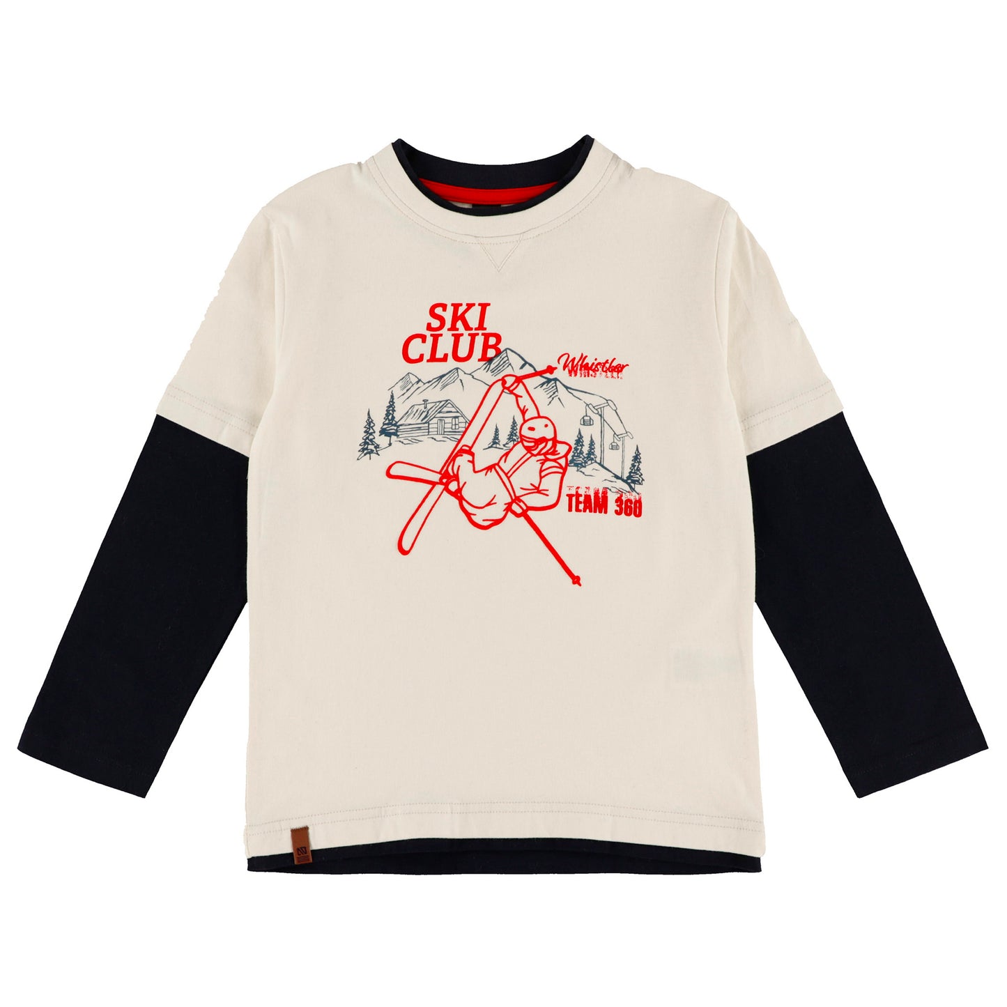 T-shirt à manches longues  Garçons Ivoire