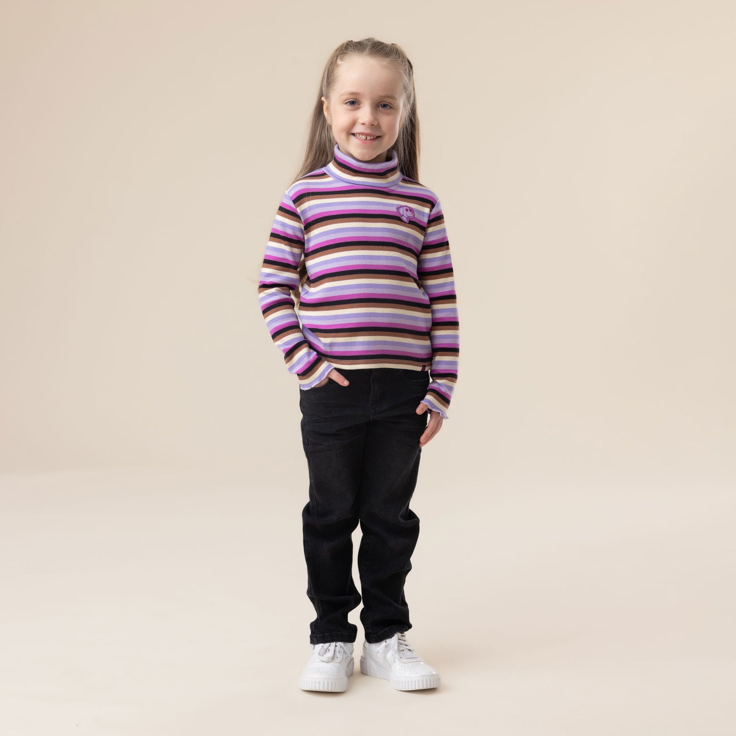 T-shirt à manches longues  Filles Lilas