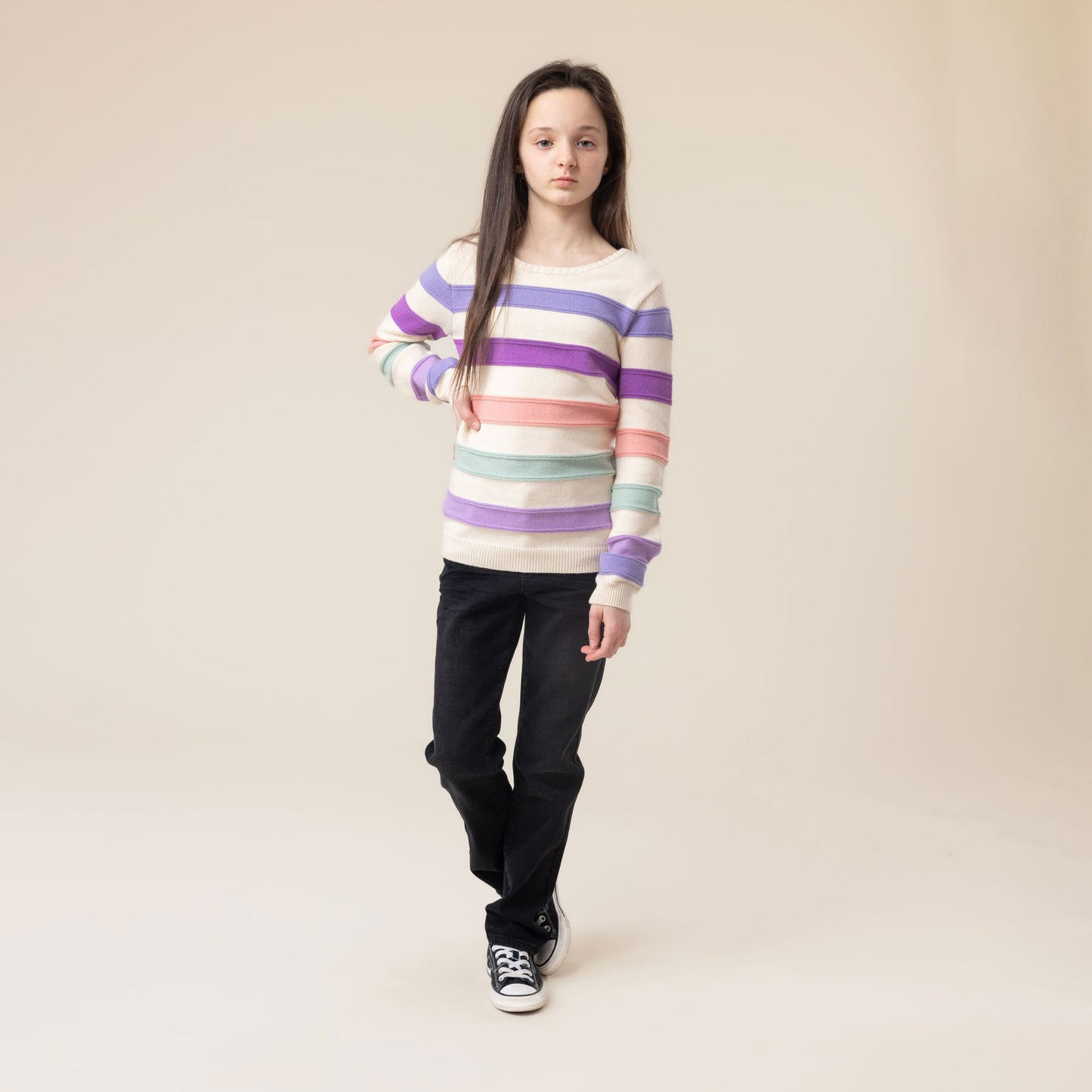 Chandail en tricot  Filles Ivoire