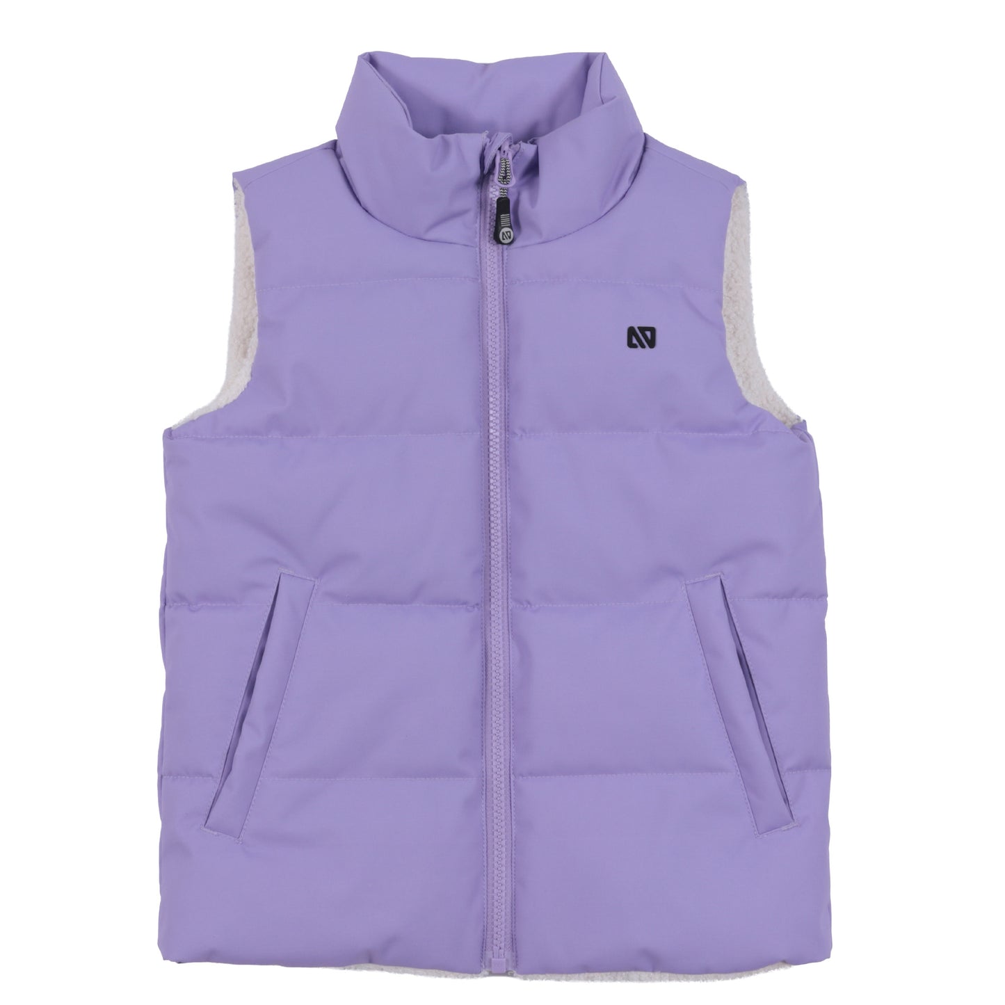 Veste matelassée réversible sans manches  Filles Lilas