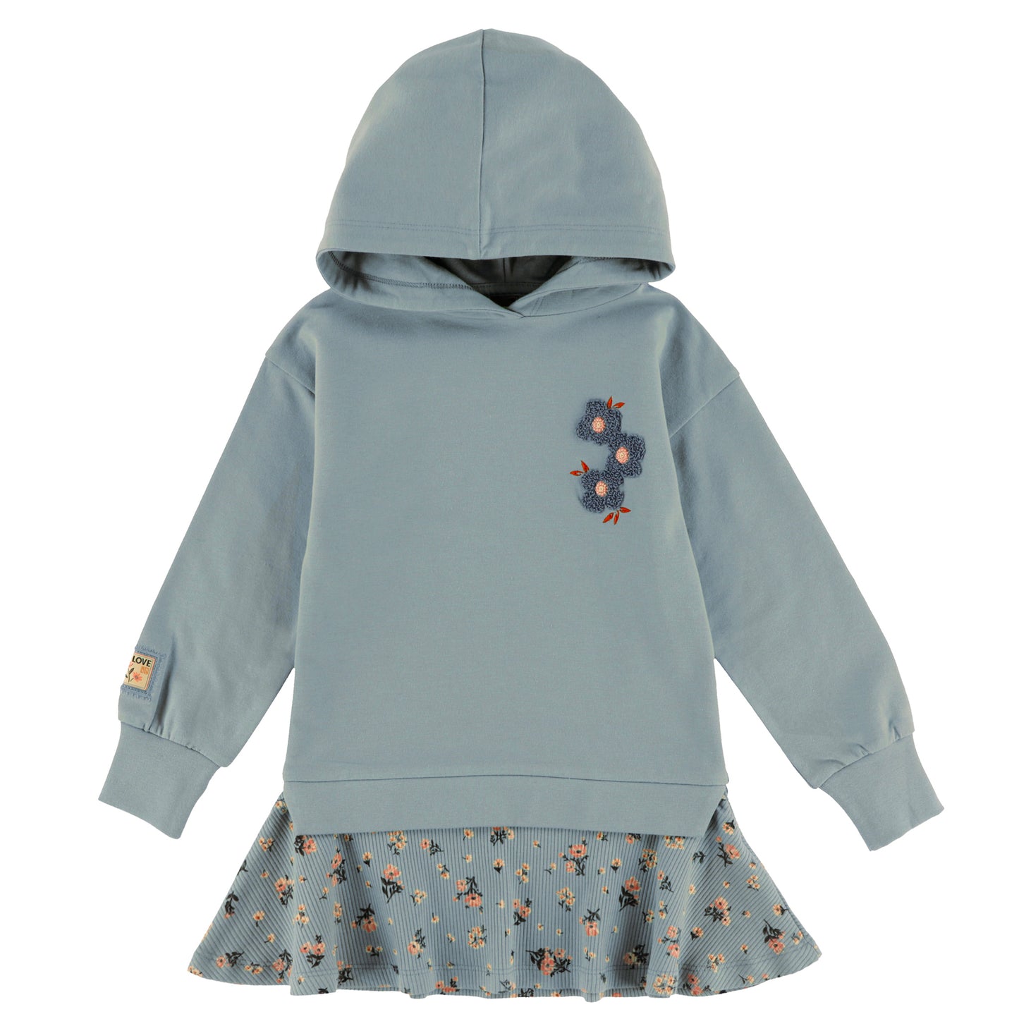 Tunique à capuchon  Filles Bleu Pale