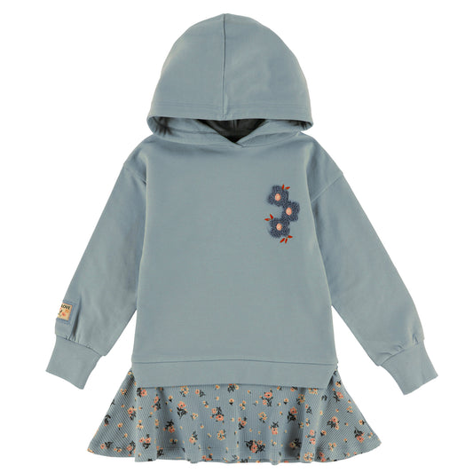 Tunique à capuchon  Filles Bleu Pale