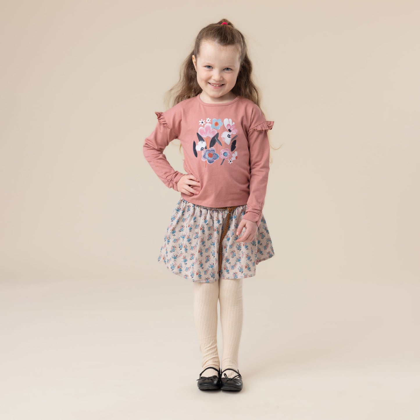 Jupe-culotte  Filles Beige
