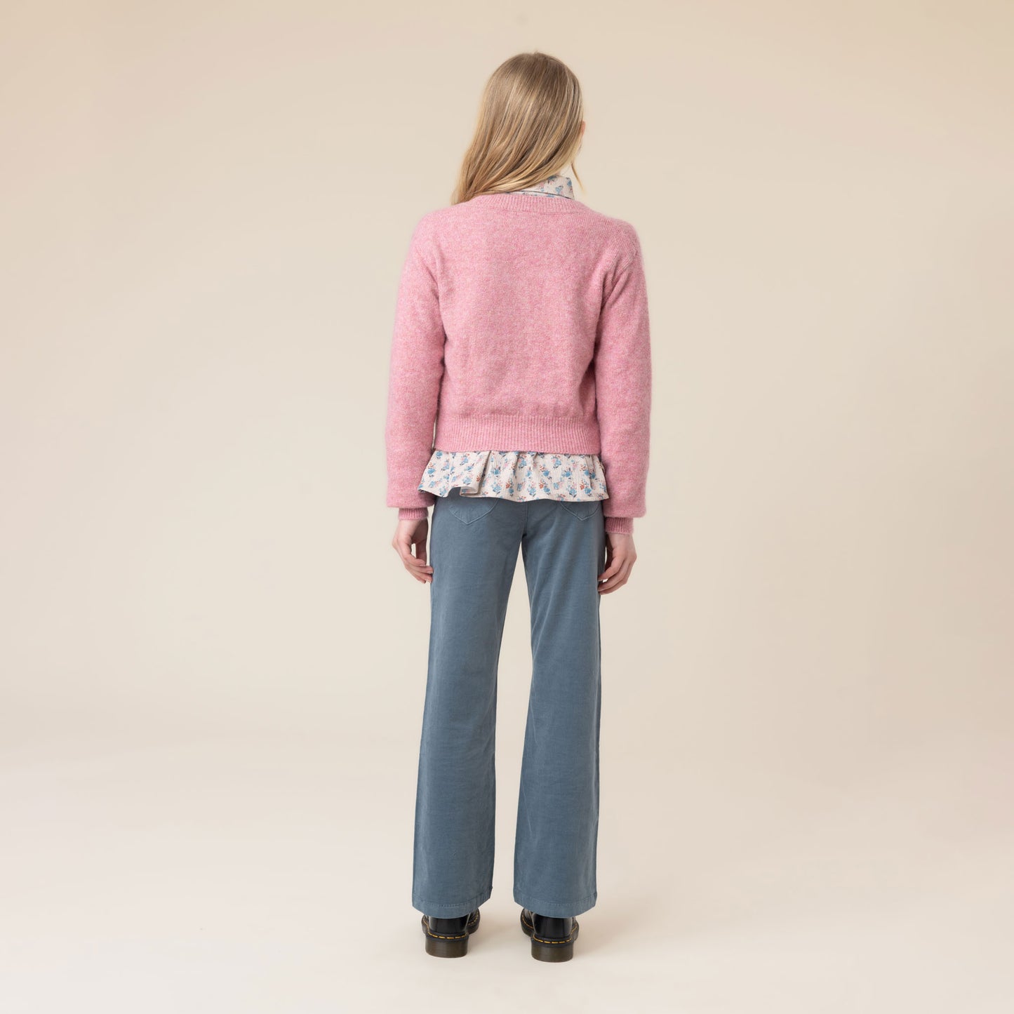 Cardigan  Filles Rose