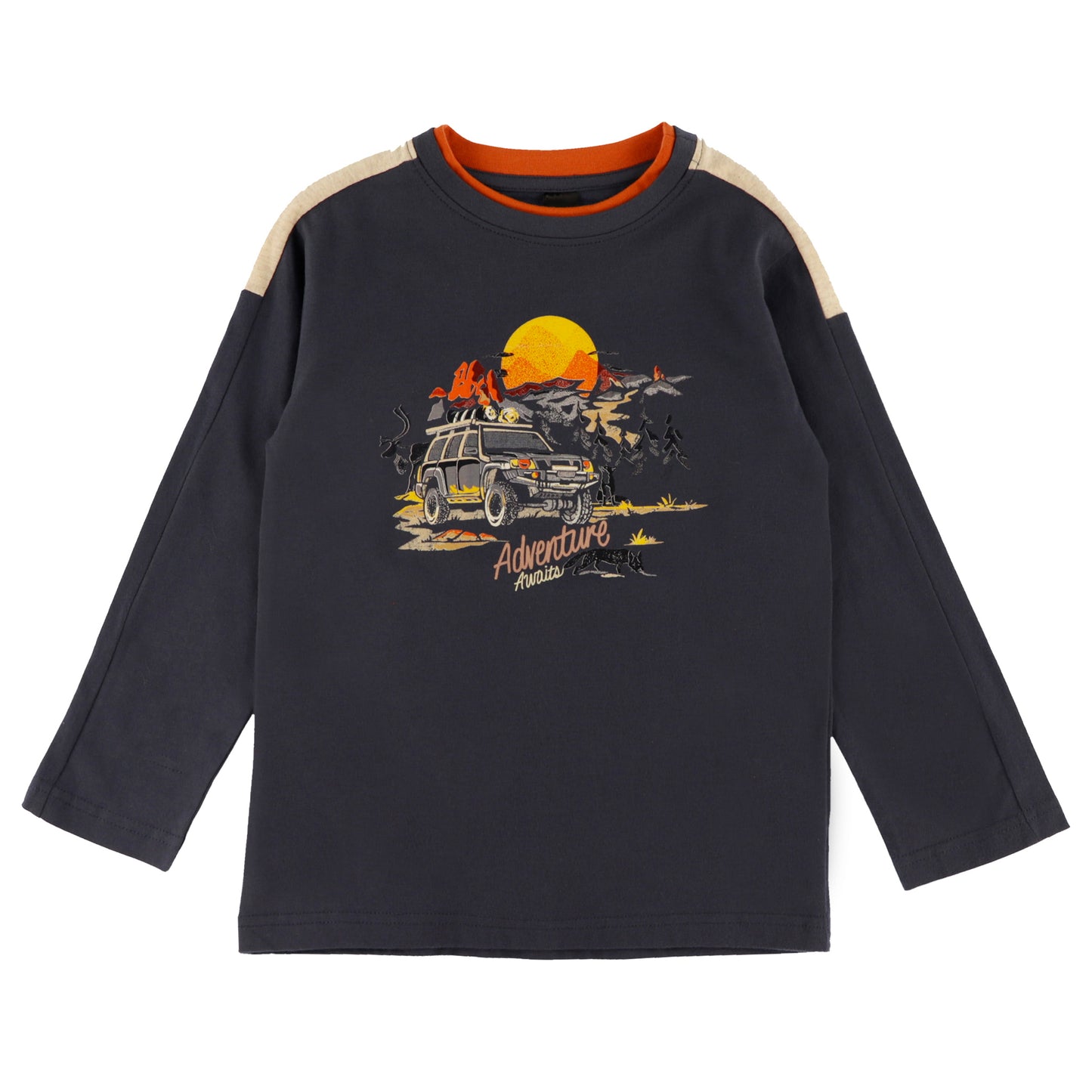 T-shirt à manches longues  Garçons Marine