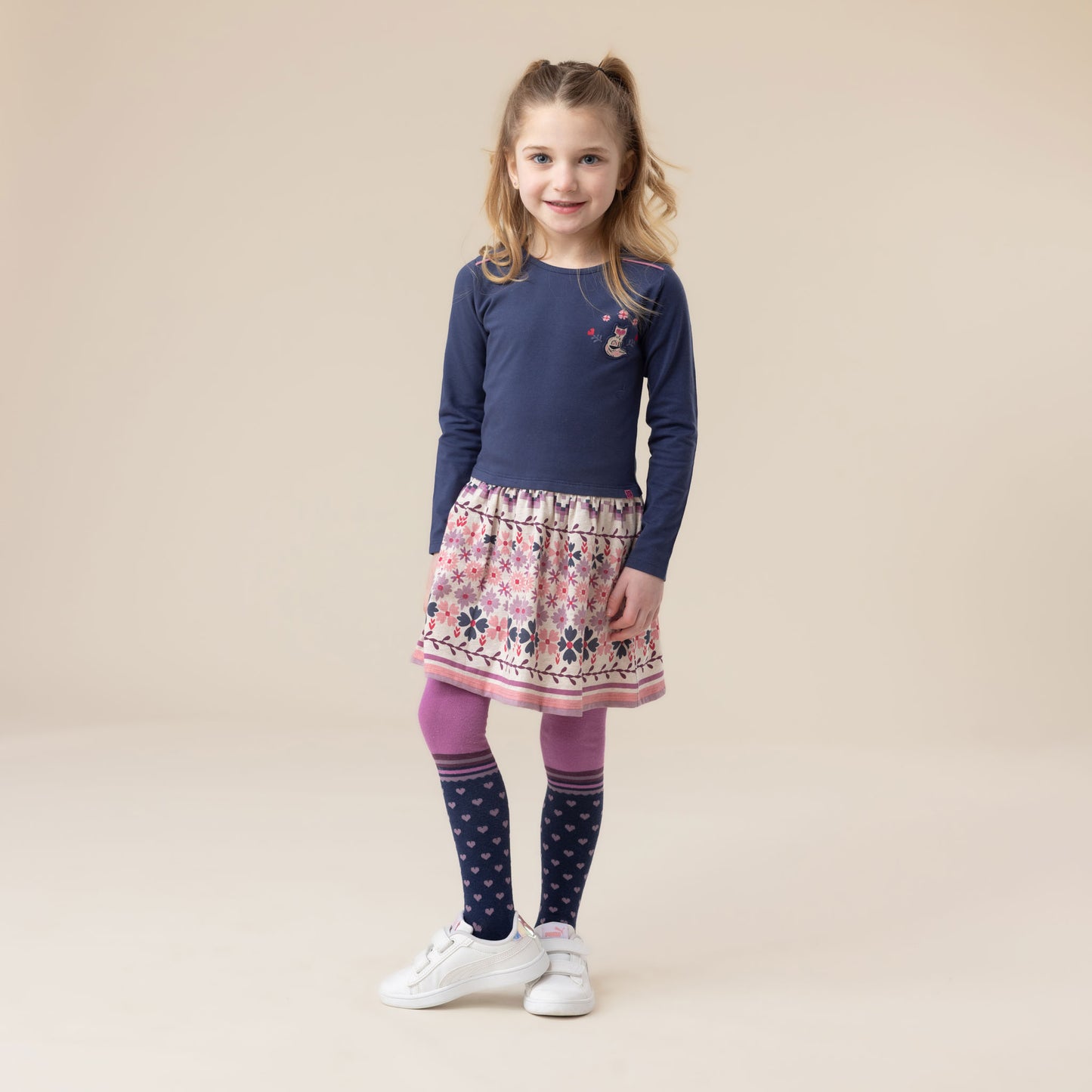 Robe  Filles Marine