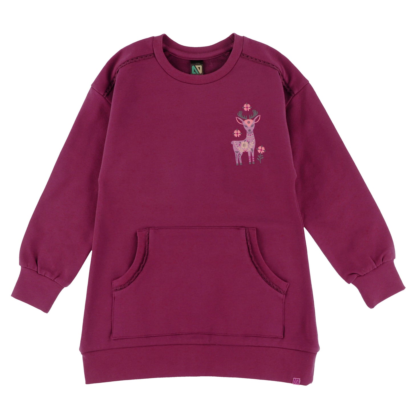 Tunique  Filles Bordeaux