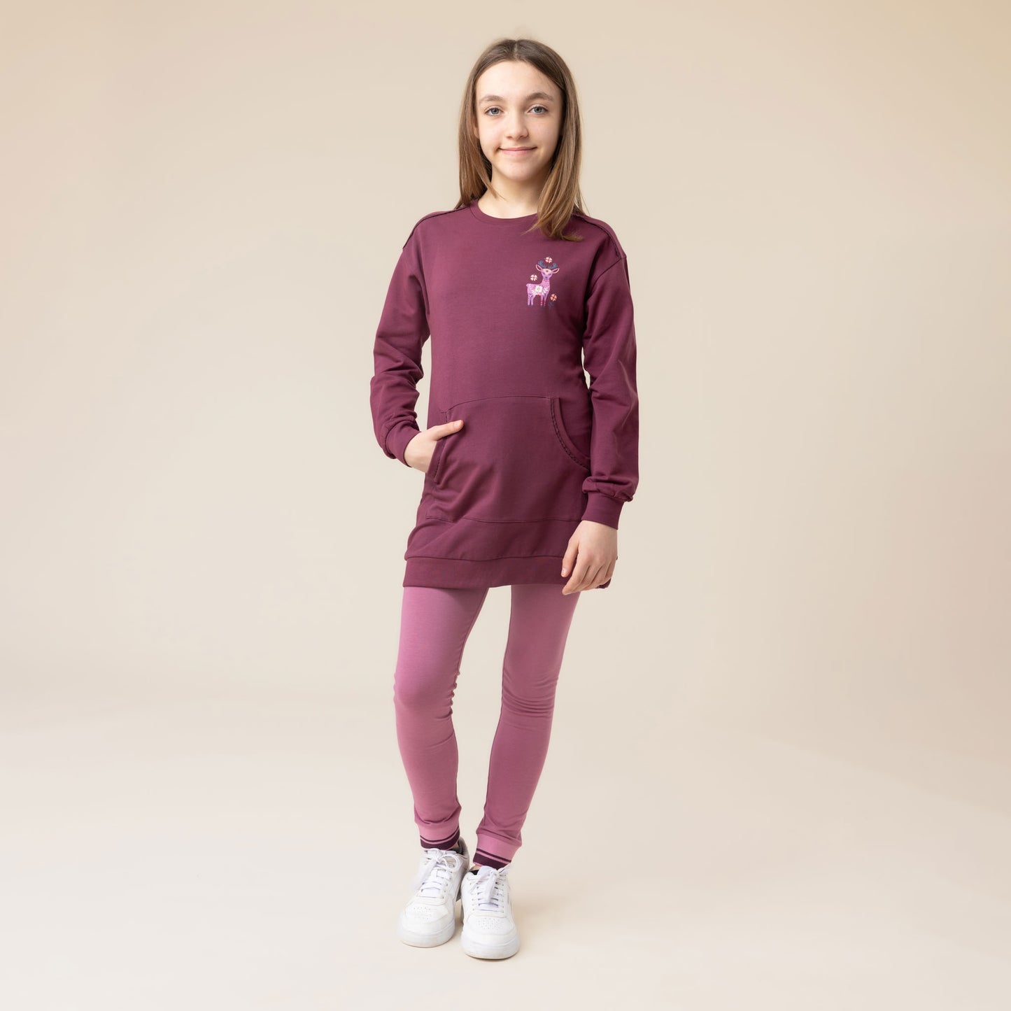 Legging  Filles Mauve