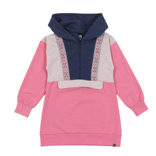 Tunique à capuchon  Filles Rose