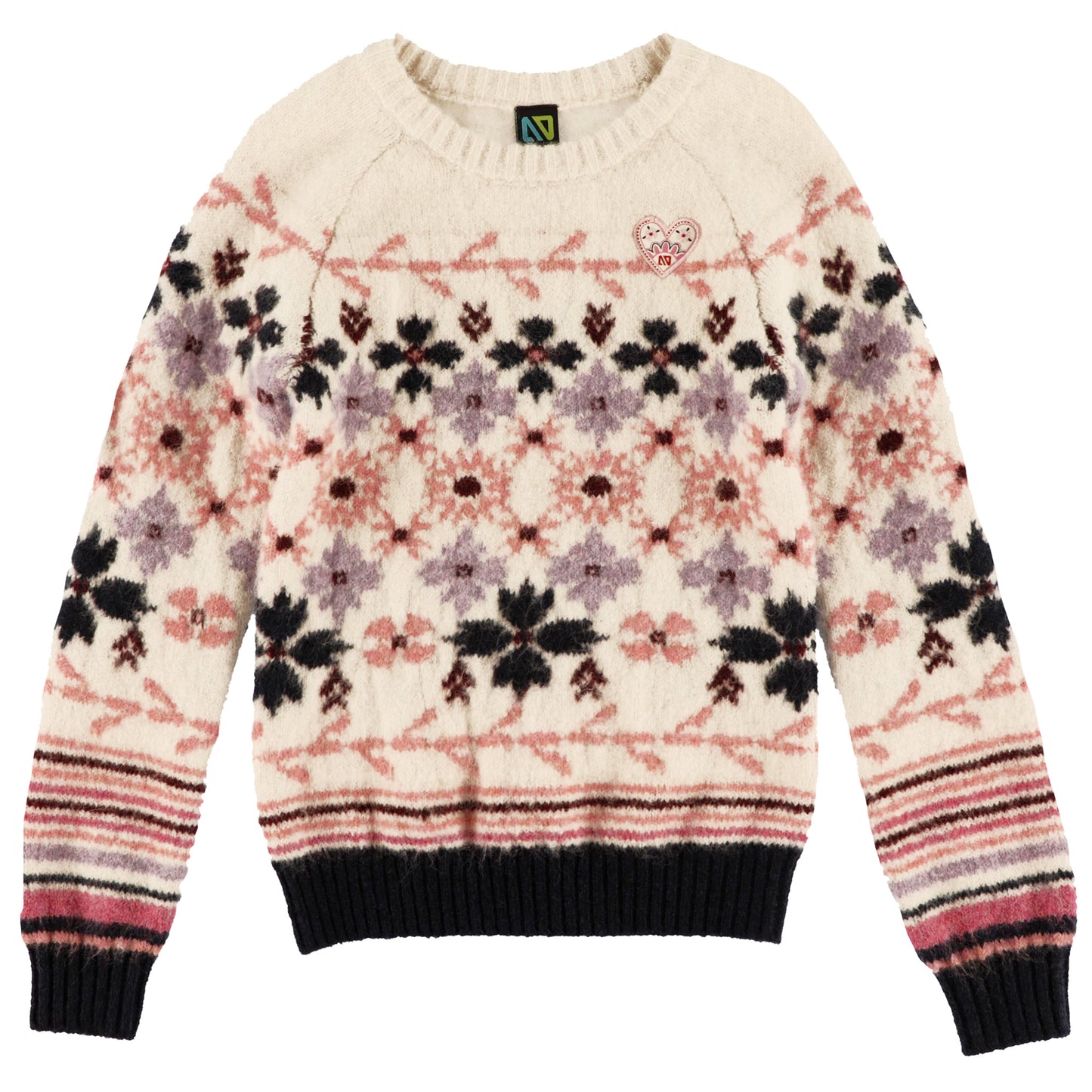 Chandail en tricot  Filles Beige