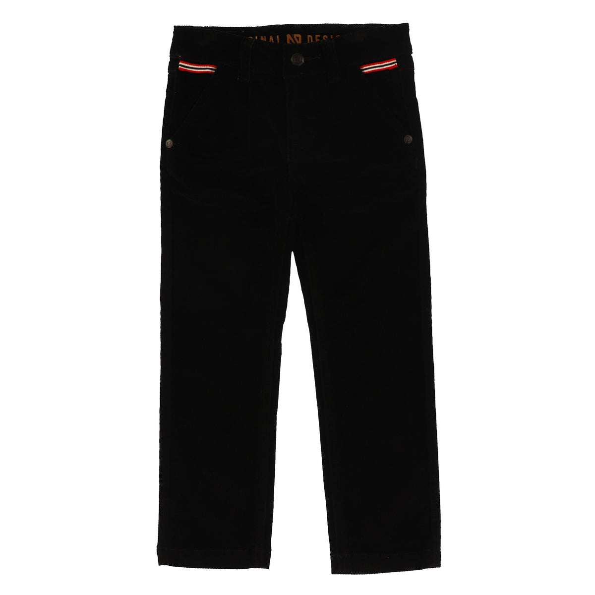 Pantalon Corduroy Noir Garçons