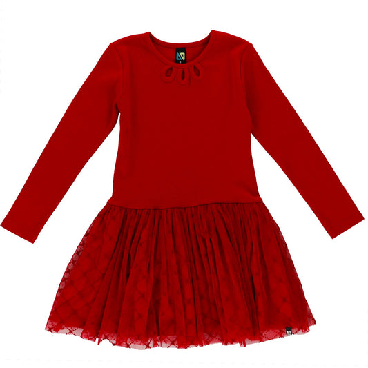 Robe boucles Rouge