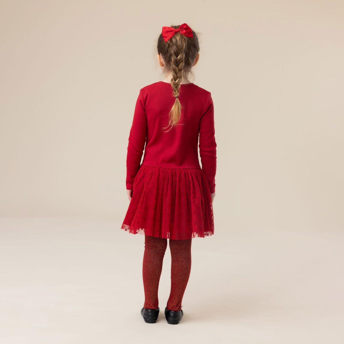 Robe boucles Rouge