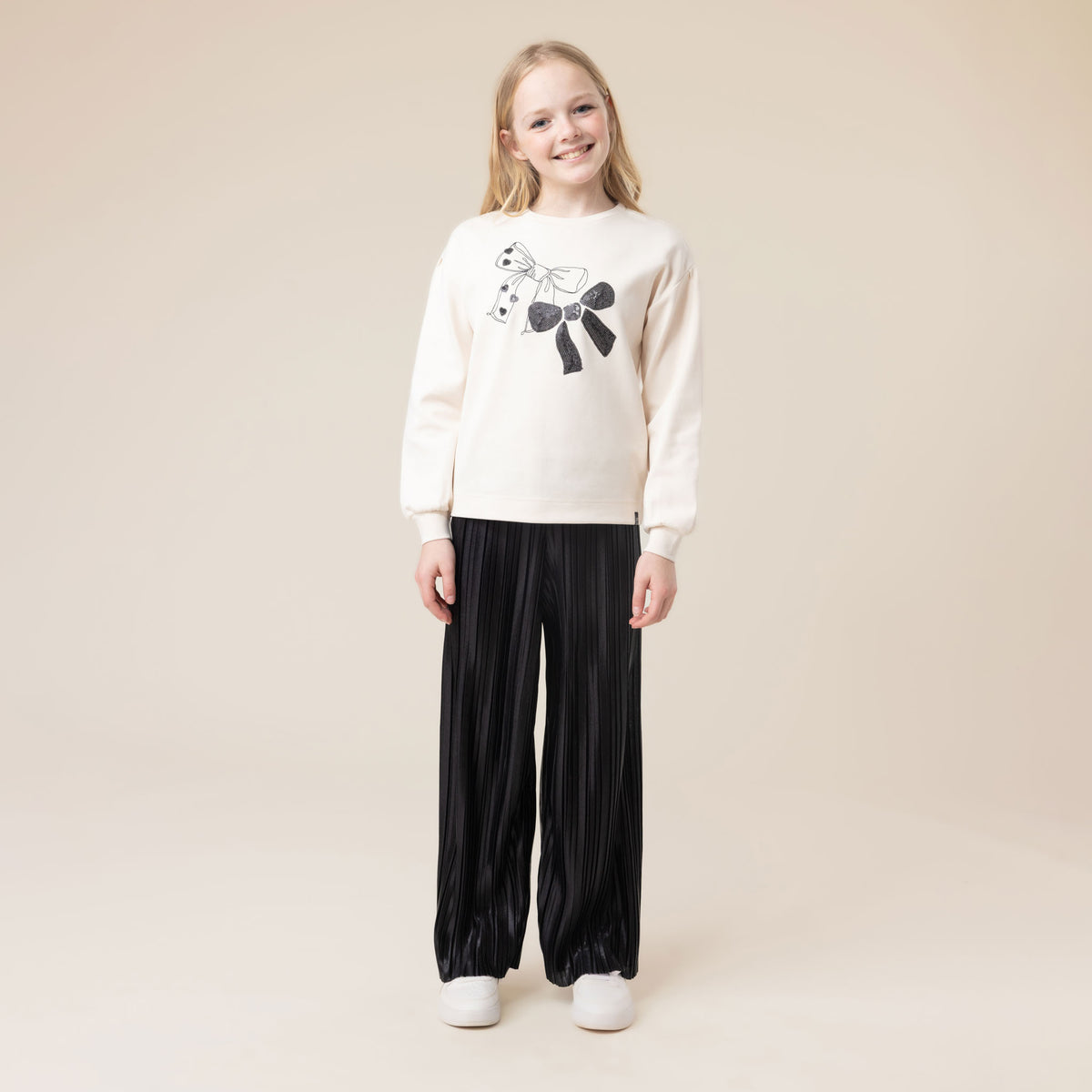 Pantalon Brillant Noir