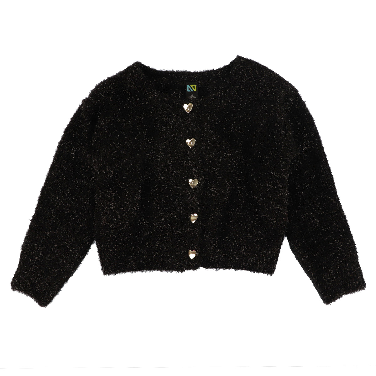 Cardigan tricot  Filles Noir