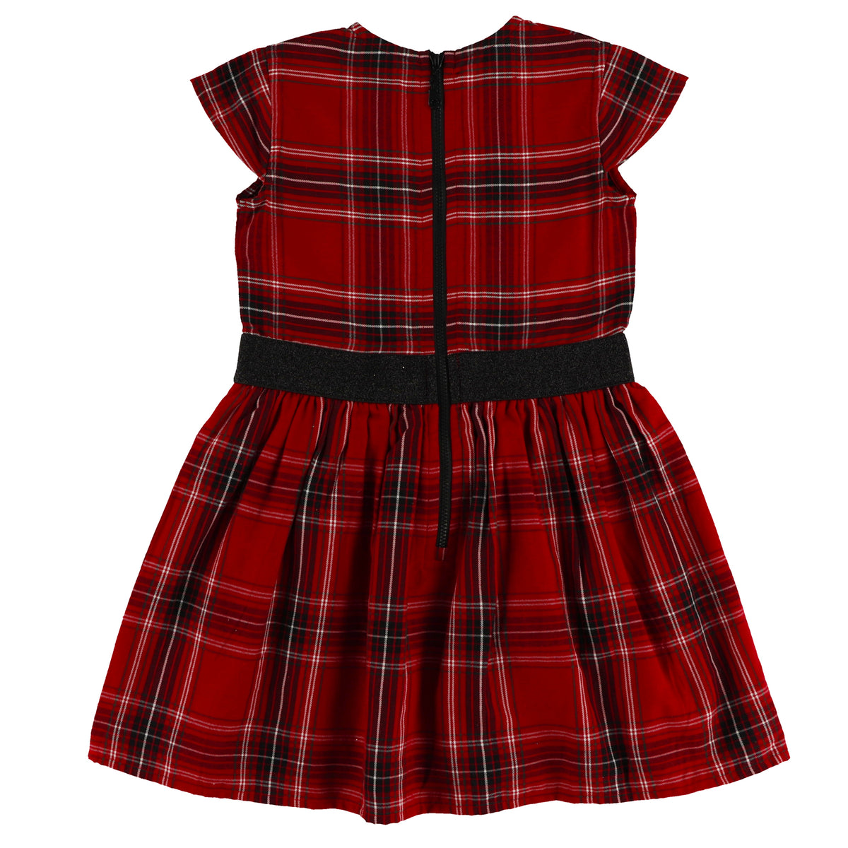Robe à carreaux Rouge