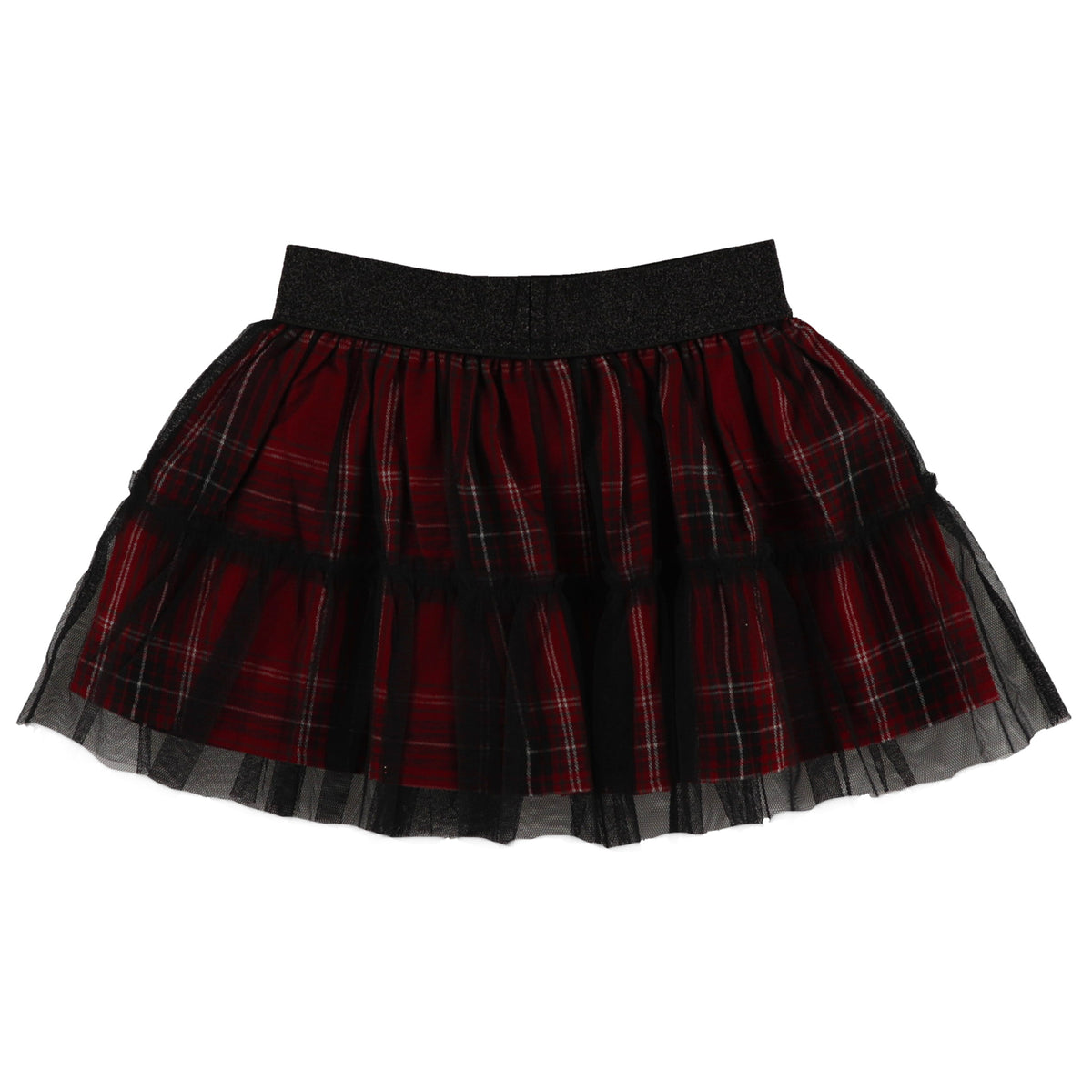 Jupe à carreaux Filles Noire