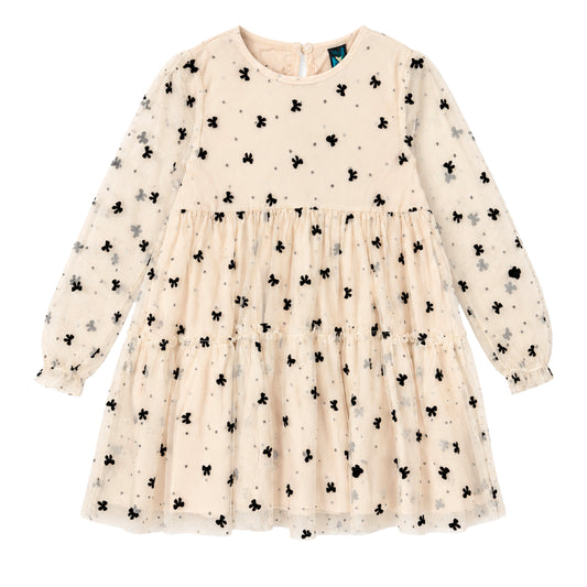 Robe scintillante Beige