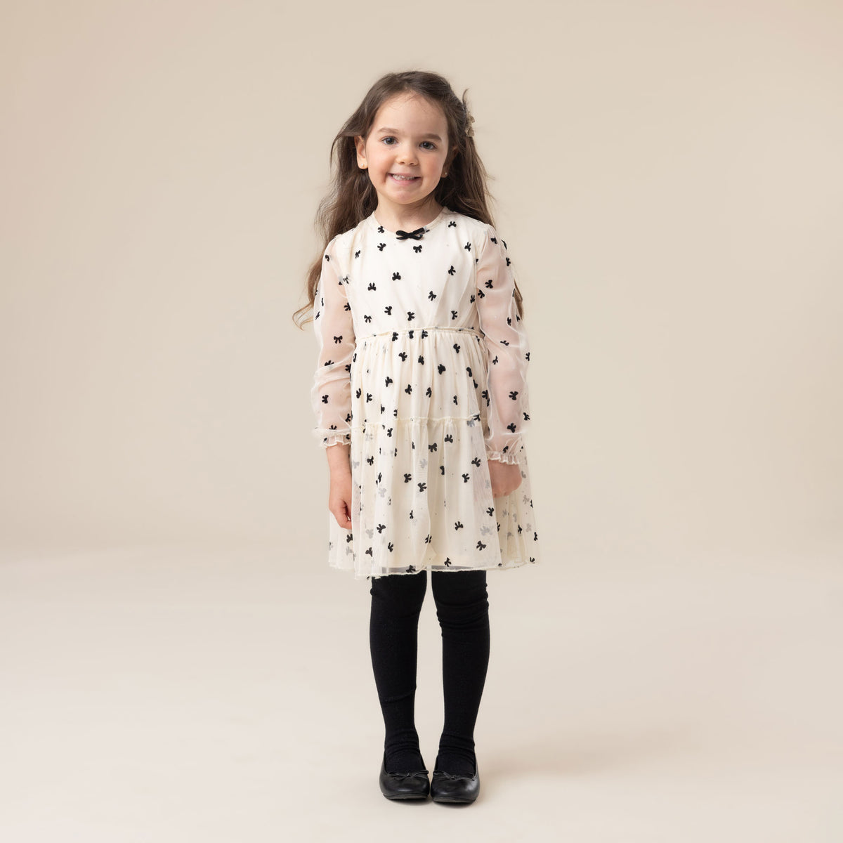 Robe scintillante Beige