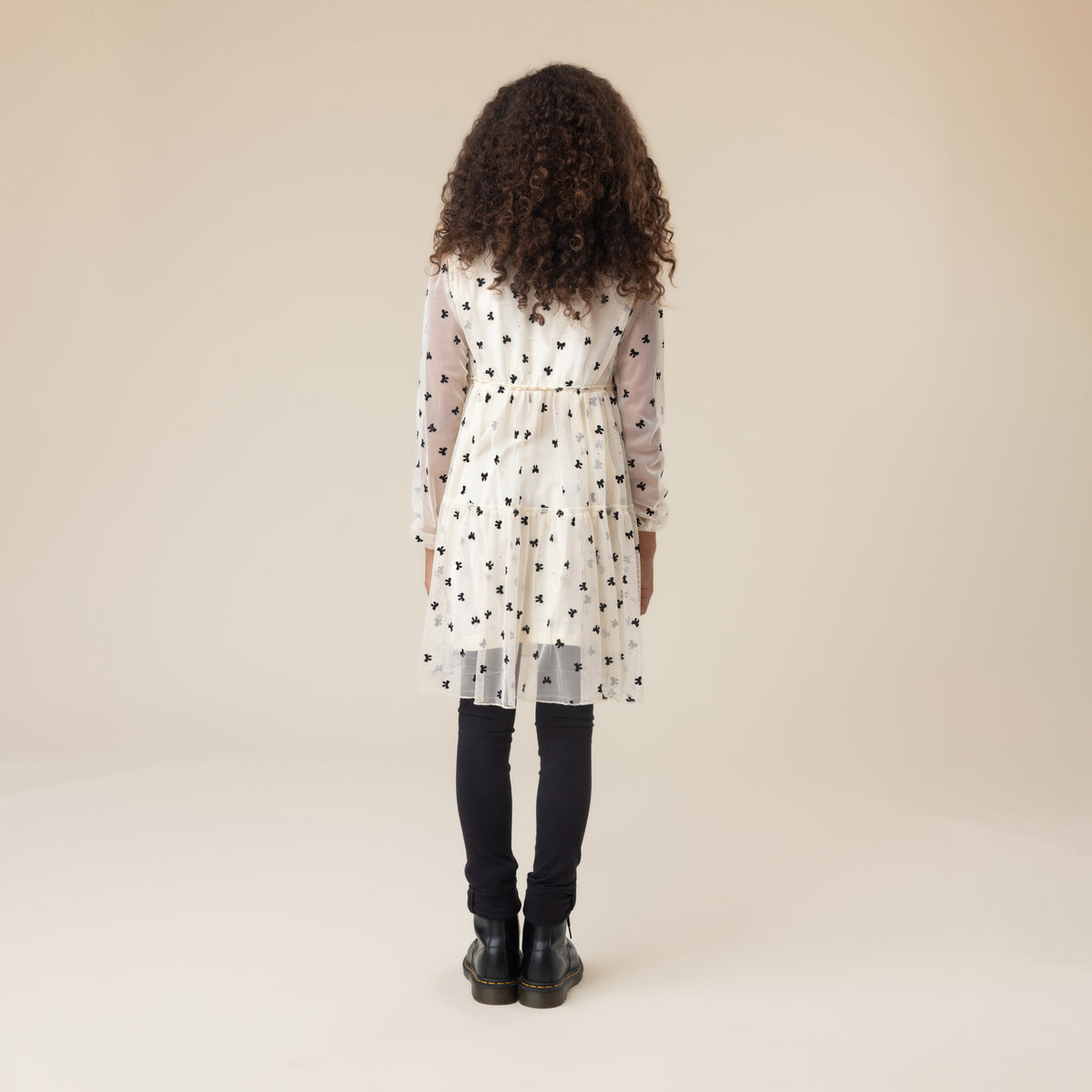 Robe scintillante Beige