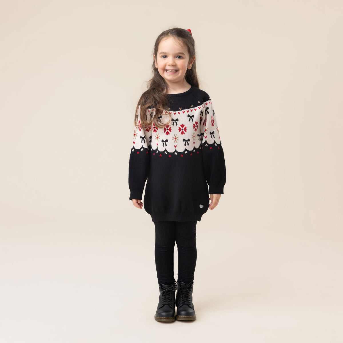 Legging Scintillant Filles Noire