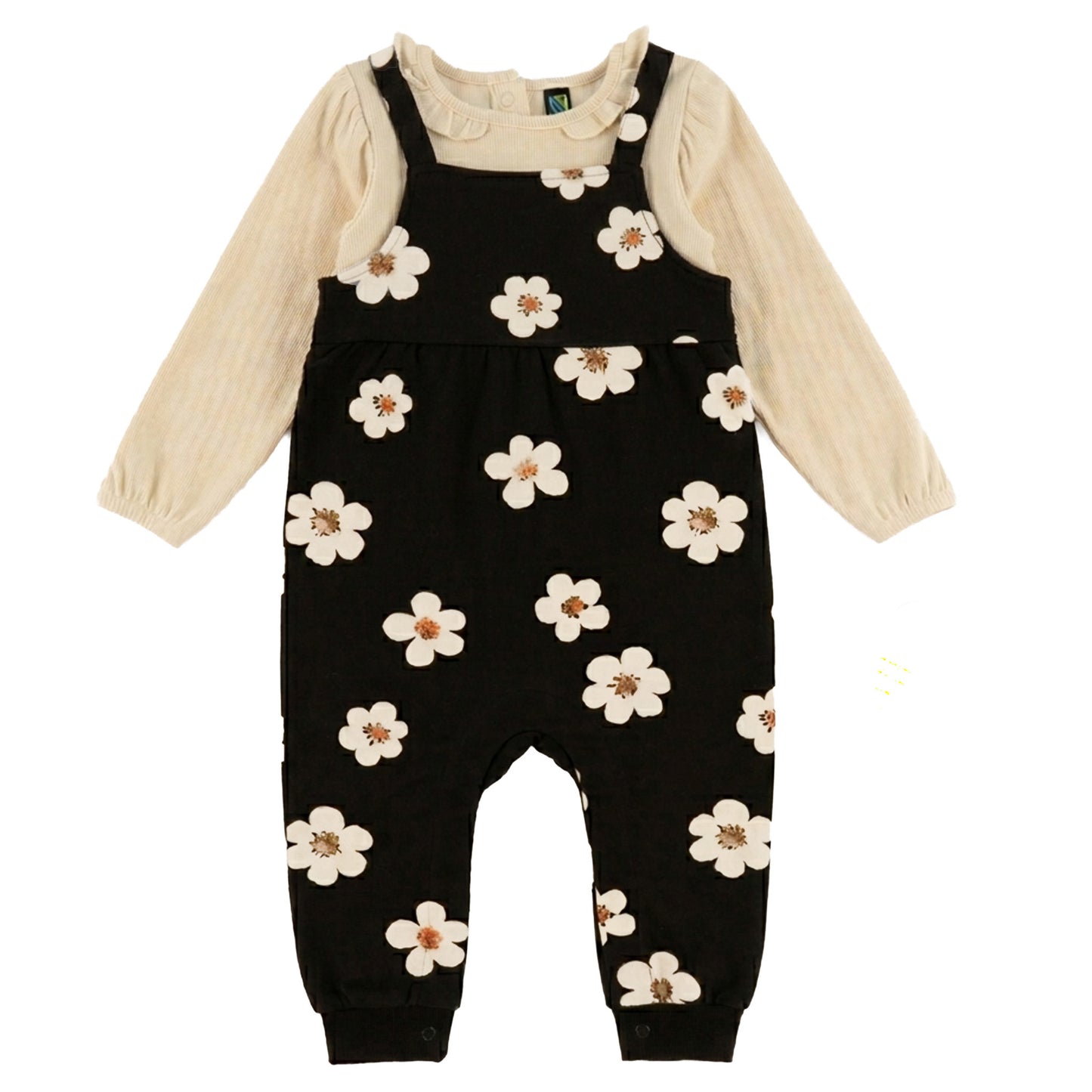 Ensemble cache-couche deux-pièces  Bébé Fille Ivoire