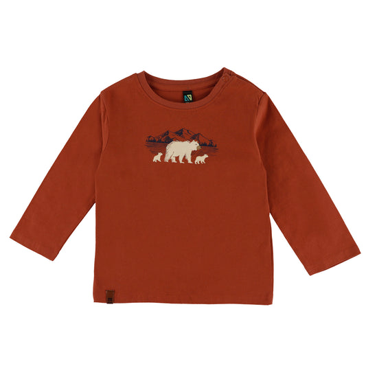 T-shirt  Bébé Garcon Brun