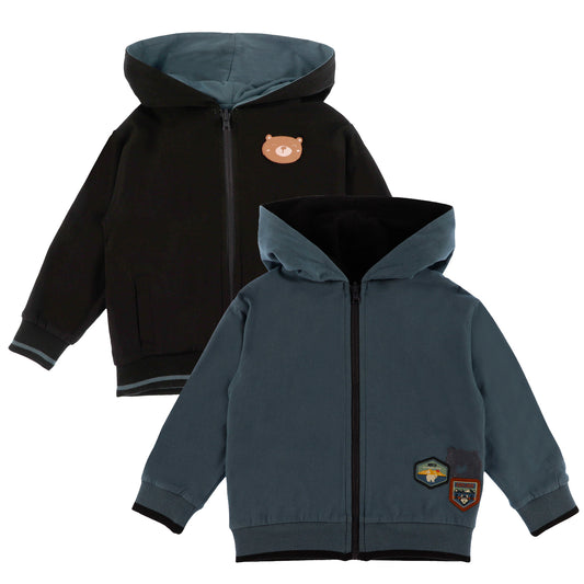 Veste à capuchon  Bébé Garcon Bleu