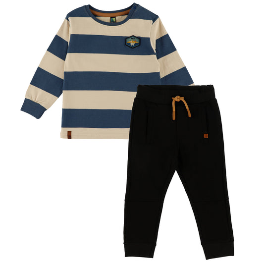 Ensemble t-shirt deux-pièces  Bébé Garcon Bleu