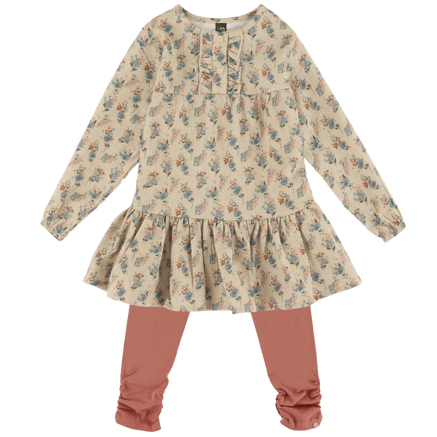 Ensemble tunique deux-pièces  Bébé Fille Beige