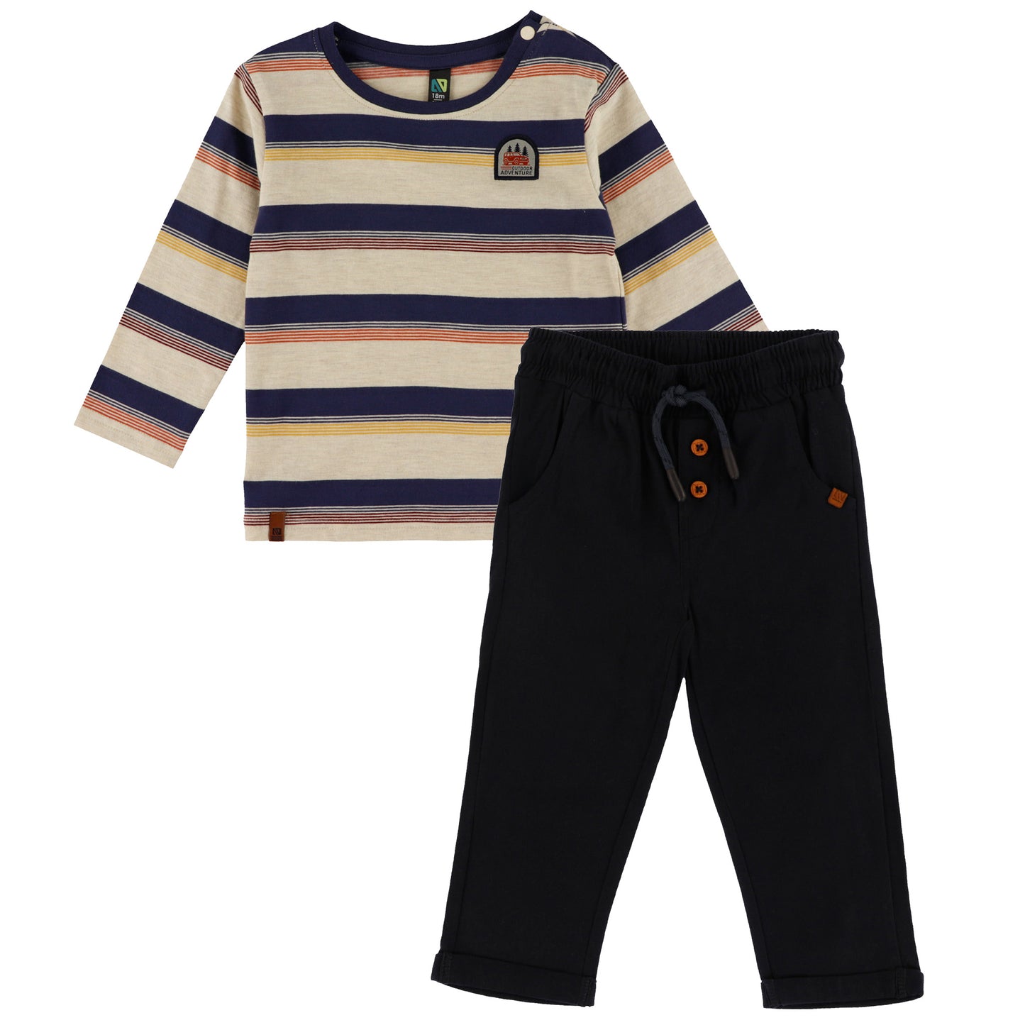 Ensemble t-shirt deux-pièces  Bébé Garcon Beige