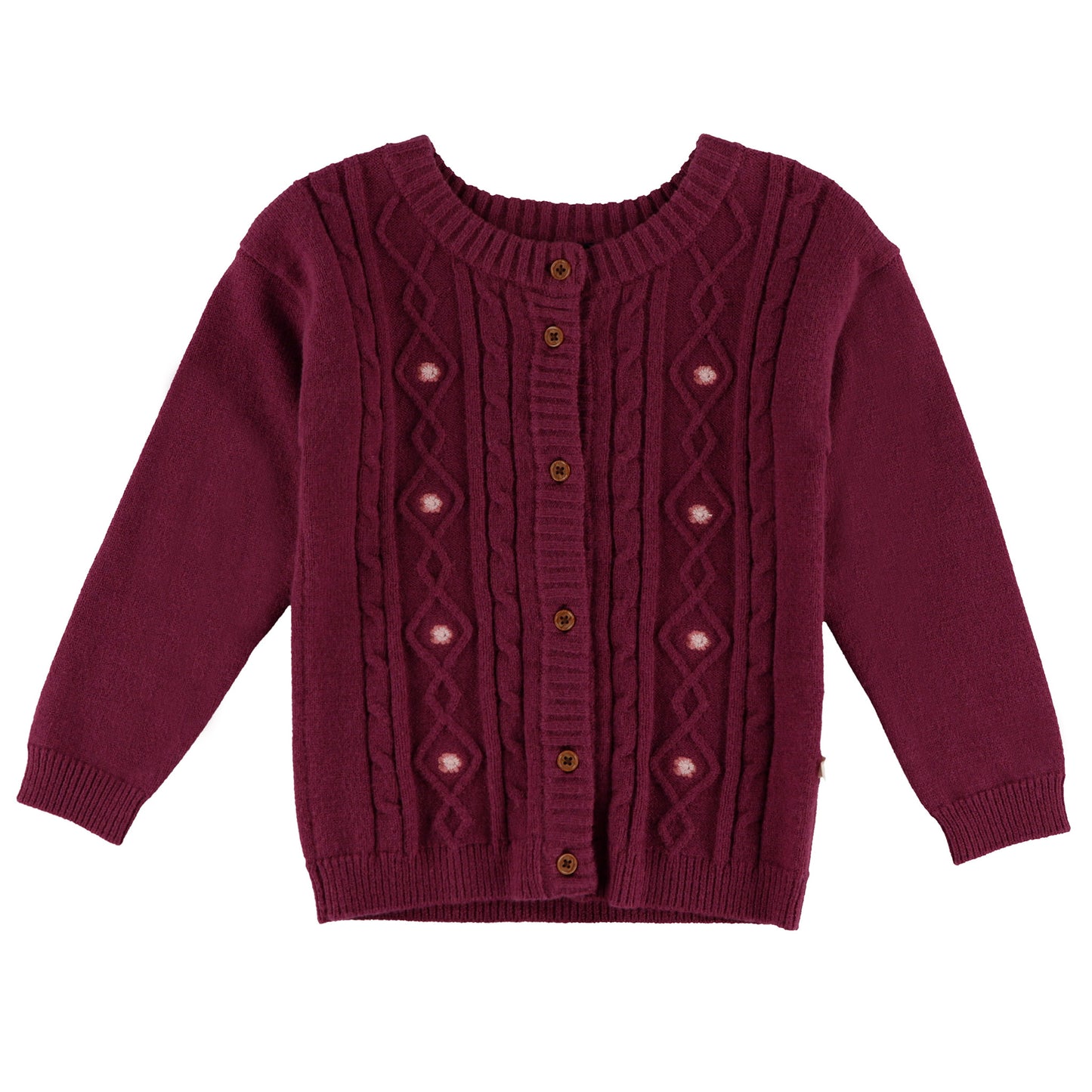 Cardigan  Bébé Fille Bordeaux