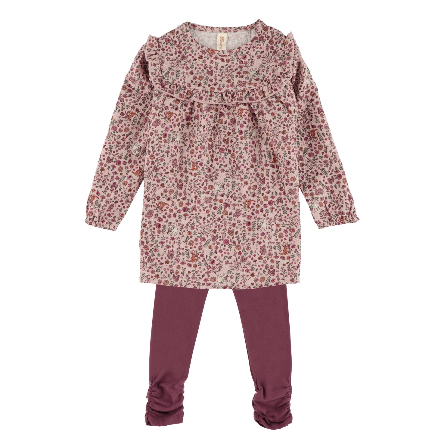 Ensemble tunique deux-pièces  Bébé Fille Rose Pale