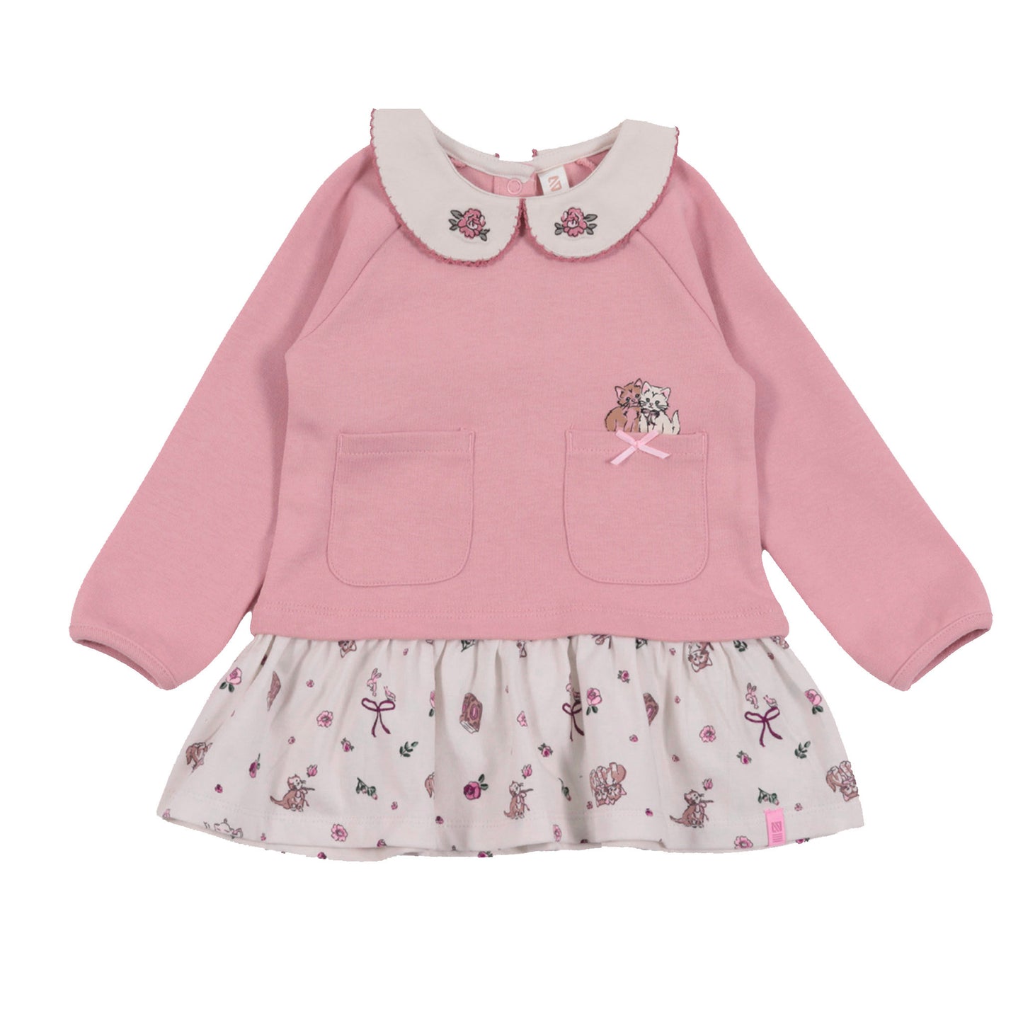 Ensemble tunique deux-pièces  Bébé Fille Rose Pale