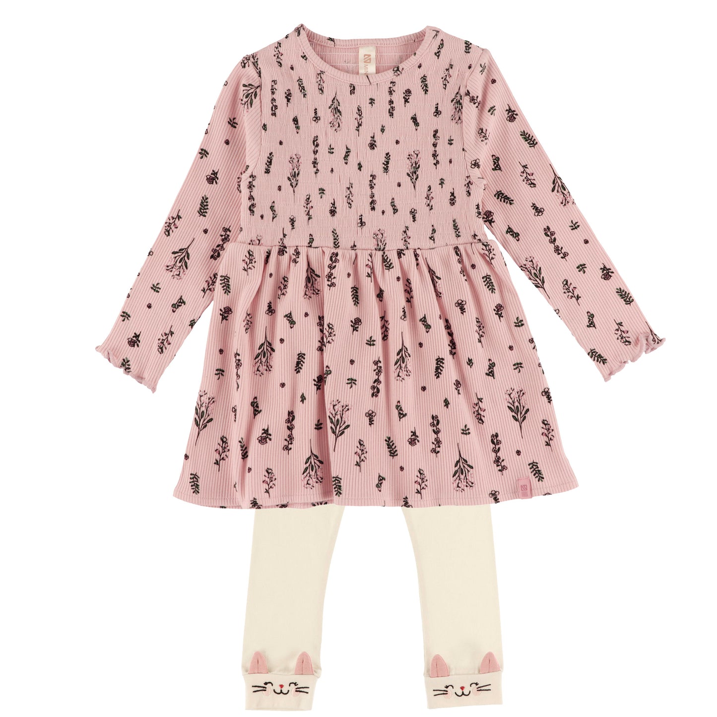 Ensemble tunique deux-pièces  Bébé Fille Rose Pale