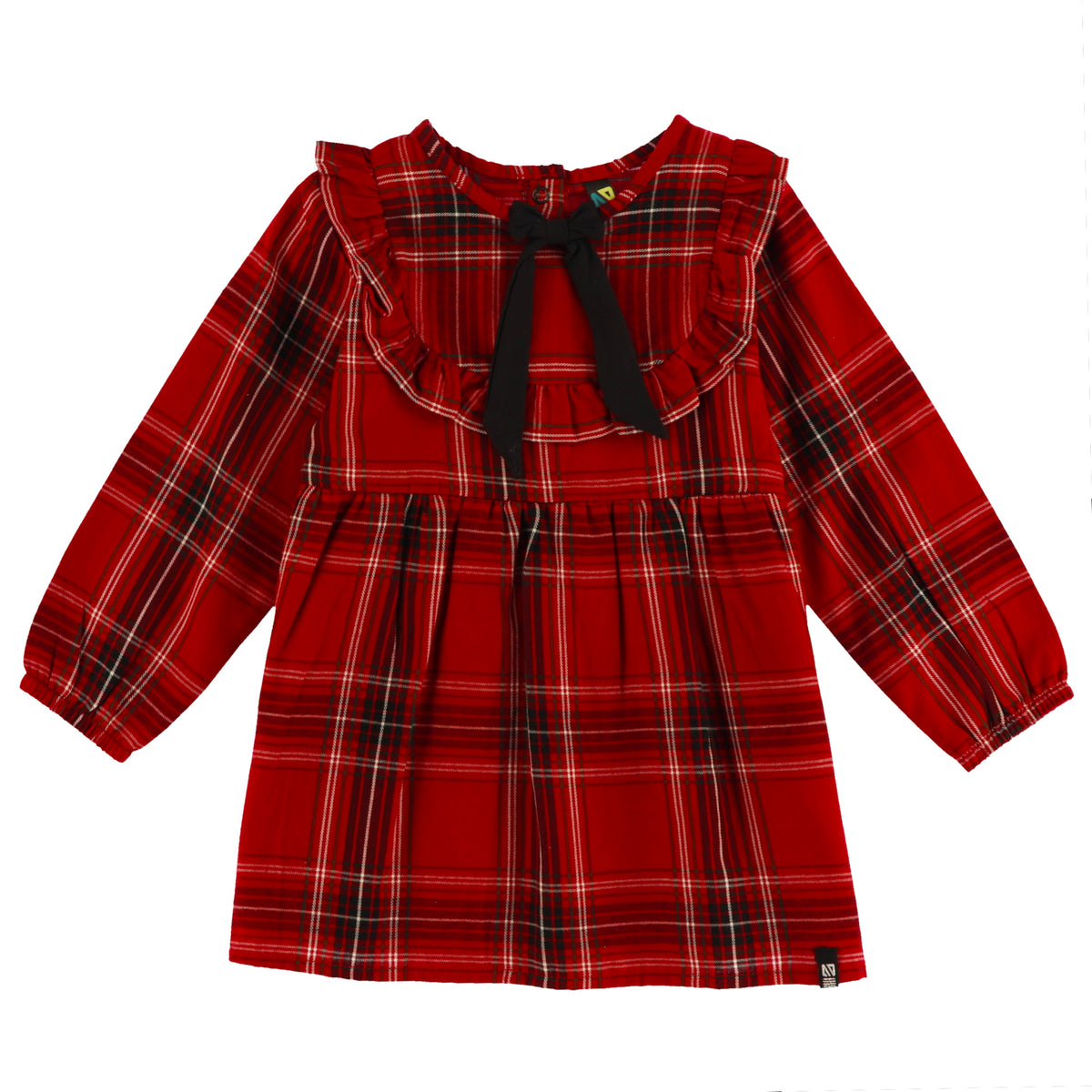 Robe à carreaux Bébé Fille Rouge