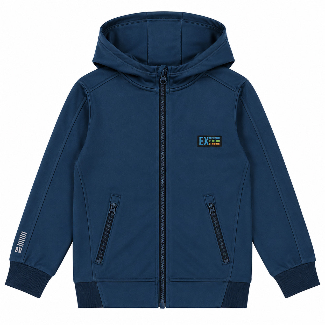 Veste à capuchon athlétique  Garçons Bleu