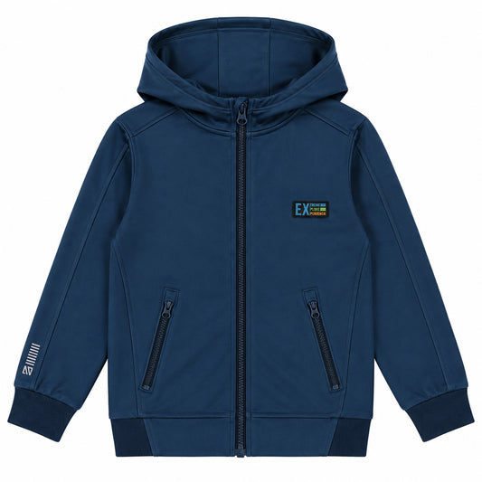 Veste à capuchon athlétique  Garçons Bleu