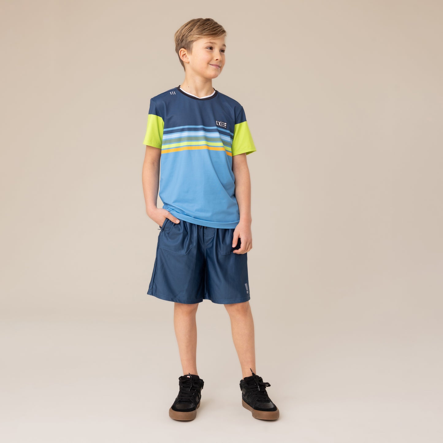 Short athletique  Garçons Bleu